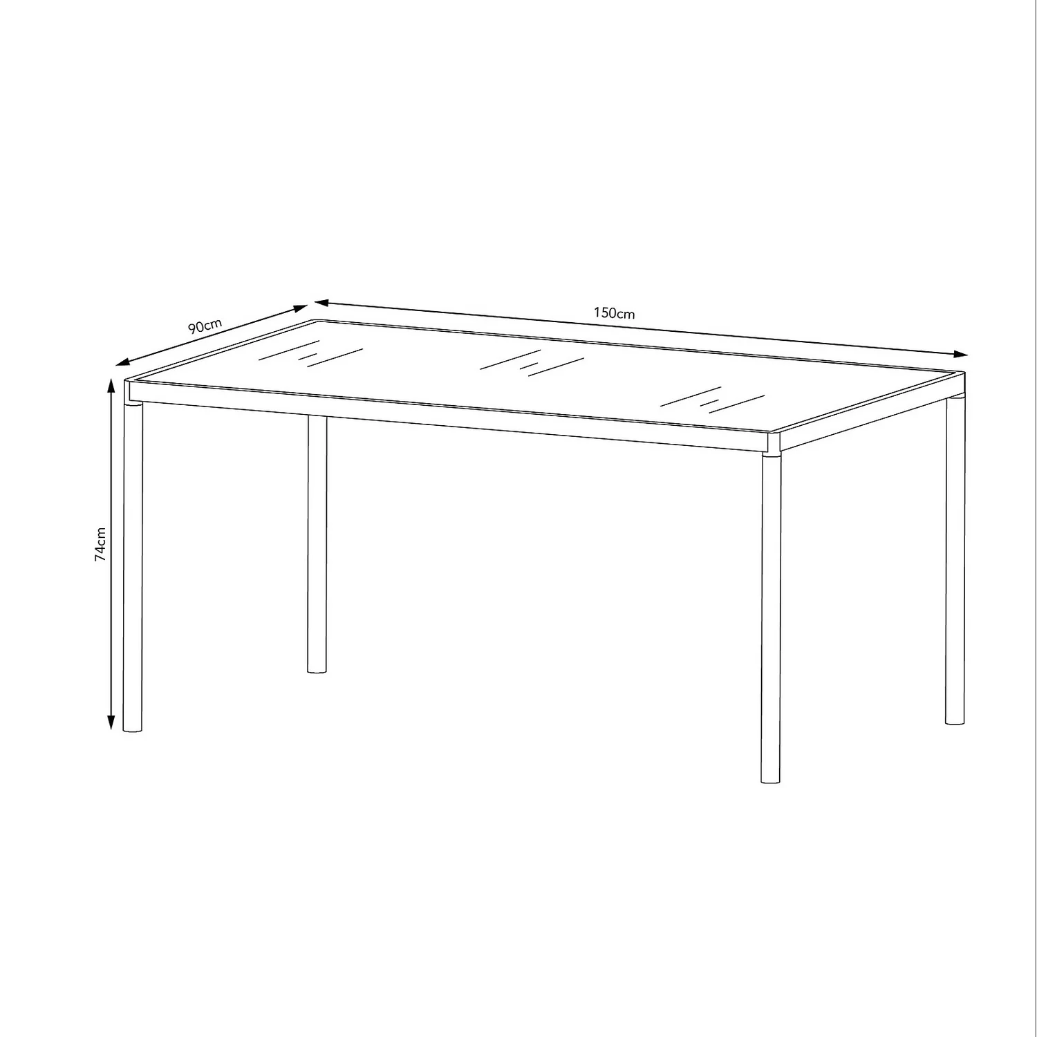 Bambrick 6 Seater Garden Dining Set 9 Bambrick 6 Seater Garden Dining Set - Image 9