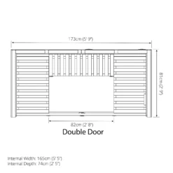 Country Living Durlston 6 X 3ft Traditional Tall Wall Greenhouse Painted + Installation - Thorpe Towers -Garantia Sales Store 12881655 1124843878332046