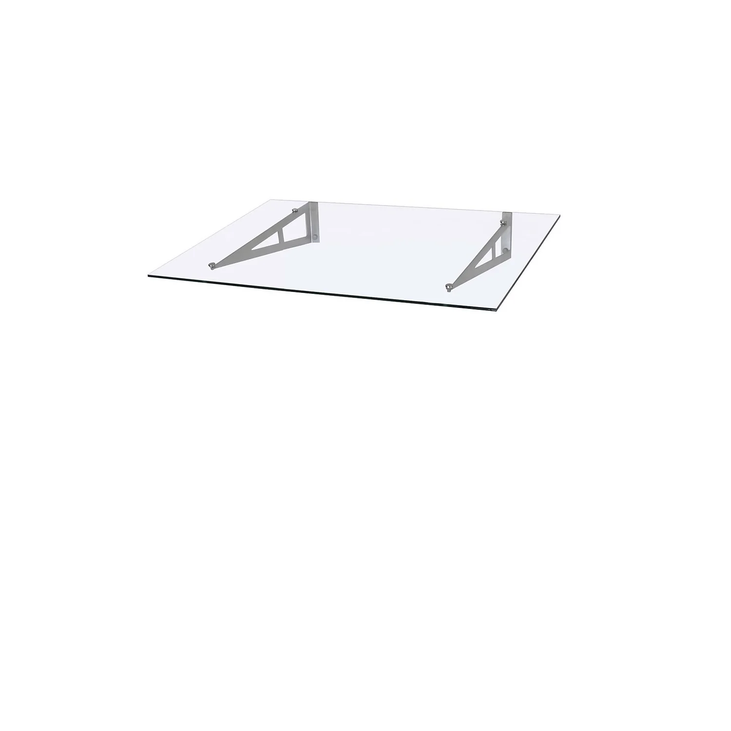 None Rebecca 1200X700 Silver/Glass Door Canopy 2 None Rebecca 1200X700 Silver/Glass Door Canopy - Image 2