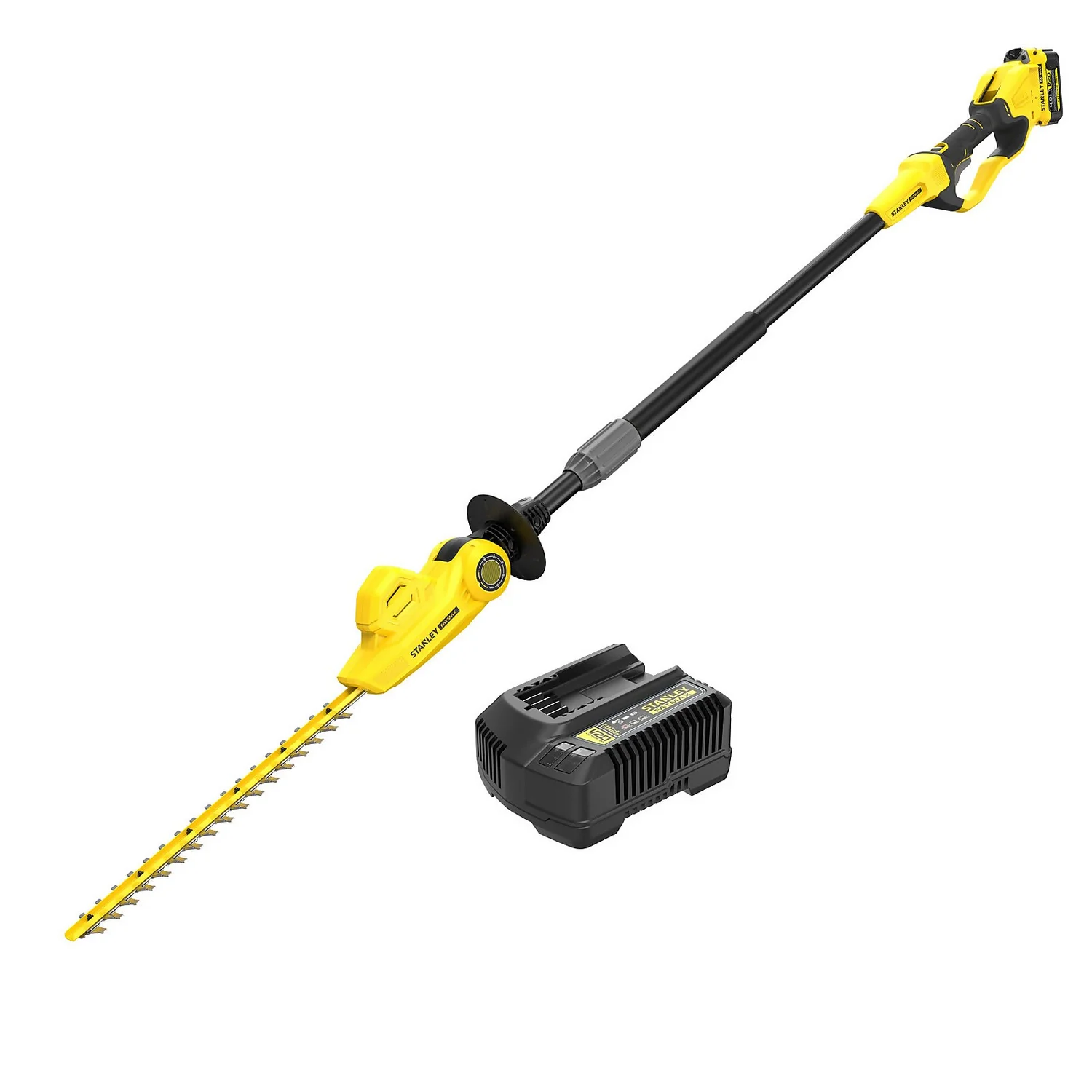STANLEY FATMAX V20 18V Cordless Pole Hedge Trimmer 45cm (Sfmcph845M1-Gb) 1 STANLEY FATMAX V20 18V Cordless Pole Hedge Trimmer 45cm (Sfmcph845M1-Gb)