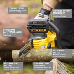 STANLEY FATMAX V20 18V Cordless 30Cm Chainsaw (Sfmccs630M1-Gb) -Garantia Sales Store 12882310 1165052745702899