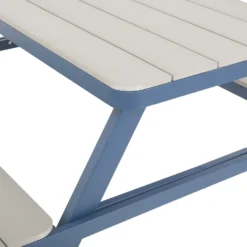 Picnic Bench - Navy & Grey -Garantia Sales Store 12885211 9734853415418977