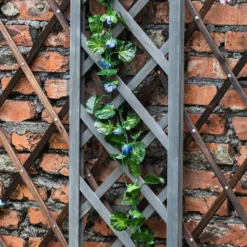 1.8m X 30cm Wooden Trellis Panel - Grey -Garantia Sales Store 12885321 3515013038650902