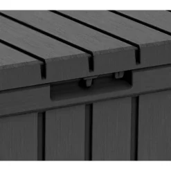 Keter Kentwood Outdoor Garden Storage Box 350L - Graphite 11 Keter Kentwood Outdoor Garden Storage Box 350L - Graphite -Garantia Sales Store 12885762 7534899008598270