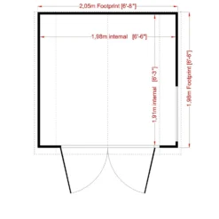 Shire Barn Style Shed - 7 X 7ft 16 Shire Barn Style Shed - 7 X 7ft -Garantia Sales Store 12886994 6934849861329264