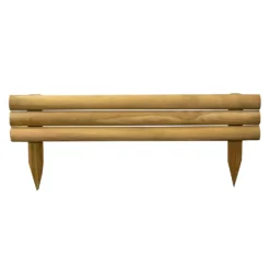 Forest Horizontal Log Garden Border Edging - 80cm