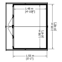 Shire Haddon Summerhouse (incl. Installation) - 7 X 5ft -Garantia Sales Store 12887381 7104849863784818