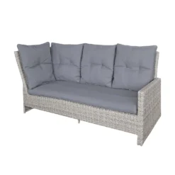 Mortimer Grey Rattan Garden Corner Sofa Set -Garantia Sales Store 12887790 3255047776533844