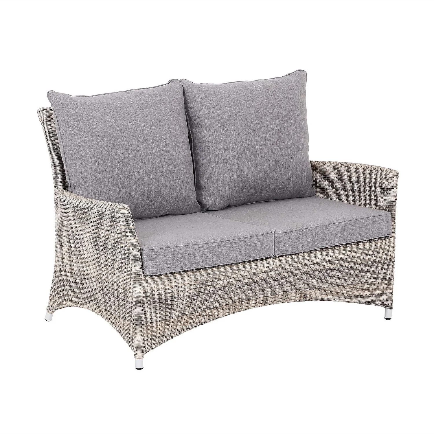 Florence 4 Seater Grey Rattan Garden Sofa Set 5 Florence 4 Seater Grey Rattan Garden Sofa Set - Image 5