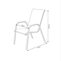 Malindi 6 Seater Garden Dining Set - Grey 13 Malindi 6 Seater Garden Dining Set - Grey -Garantia Sales Store 12887812 3374947969778299