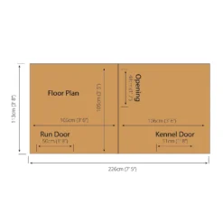 Mercia 8 X 4 Dog Kennel & Run - Including Installation -Garantia Sales Store 12888128 2114843294637781