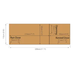 Mercia 12 X 4 Dog Kennel & Run (Installed) 17 Mercia 12 X 4 Dog Kennel & Run (Installed) -Garantia Sales Store 12888280 2054843290552060
