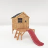 Mercia 7 X 9'4ft Snug Wooden Playhouse Tower & Slide - Installation Included