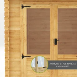 Mercia 2.4 X 2.4m 19mm Log Cabin 15 Mercia 2.4 X 2.4m 19mm Log Cabin -Garantia Sales Store 12888471 2035023718348196