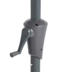 None 2.1m Crank & Tilt Parasol Light Grey - Dia. 38mm -Garantia Sales Store 12888557 1024843673641374