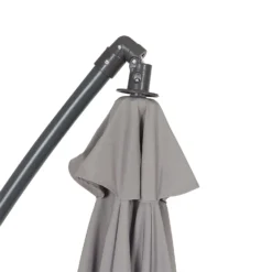 None 3m Overhanging Parasol - Light Grey 9 None 3m Overhanging Parasol - Light Grey -Garantia Sales Store 12888566 7124966185535470