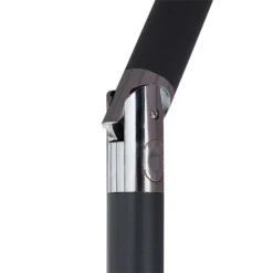 None 2.7m Crank & Tilt Parasol Light Grey - Dia. 38mm -Garantia Sales Store 12888568 3254843674349491