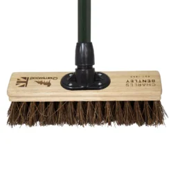 Charles Bentley Charnwood Bassine Wooden Garden Broom - 300mm -Garantia Sales Store 12890894 1654915831672224