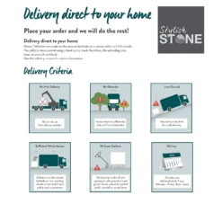 Stylish Stone Chantry Circle Kit 2.4m Graphite -Garantia Sales Store 12891096 1804843738048980