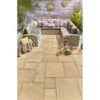 Stylish Stone Chantry Paving Patio Kit 10.22 Sqm Gold
