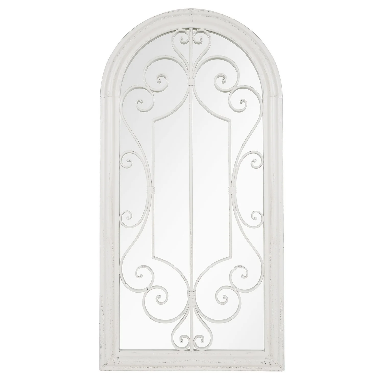 Scrolled Arch Garden Mirror 1 Scrolled Arch Garden Mirror