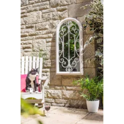 Scrolled Arch Garden Mirror 7 Scrolled Arch Garden Mirror -Garantia Sales Store 13097084 3304875470515431