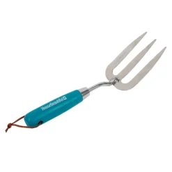 House Beautiful Stainless Steel Hand Fork With A Teal Painted Hardwood Handle -Garantia Sales Store 13188707 3154928022220770