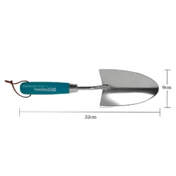 House Beautiful Stainless Steel Hand Trowel With A Teal Painted Hardwood Handle -Garantia Sales Store 13188708 1614928022769752
