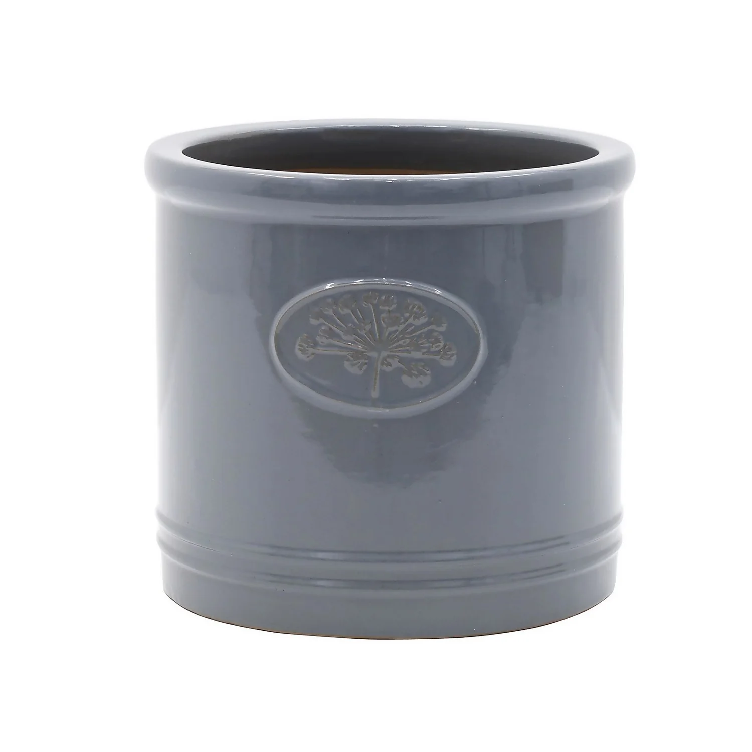 Country Living Heritage Denim Cylinder Pot - 20cm 1 Country Living Heritage Denim Cylinder Pot - 20cm