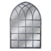 Metal Framed Gothic Outdoor Garden Mirror