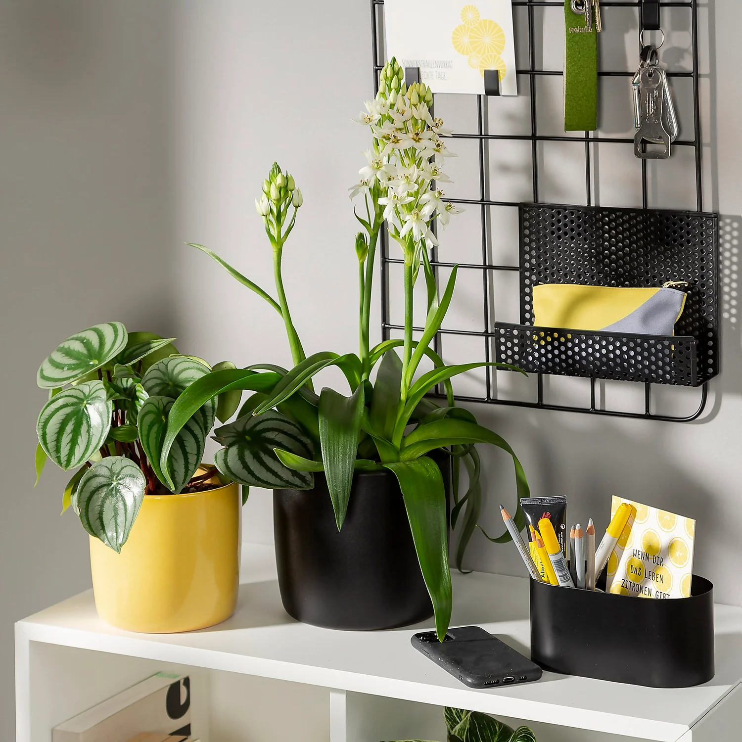 Yellow Solare Plant Pot - 18cm 2 Yellow Solare Plant Pot - 18cm - Image 2