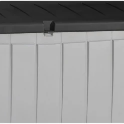 Keter Ace Outdoor Garden Storage Box 124 X 55 X 62.5 Cm - Grey And Black -Garantia Sales Store 13432924 1444947994665603