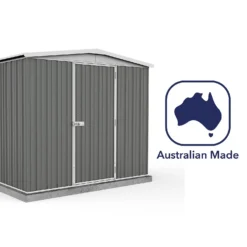 Absco 7.5 X 5ft Regent Metal Apex Shed - Grey 15 Absco 7.5 X 5ft Regent Metal Apex Shed - Grey -Garantia Sales Store 13440860 1634929163906572