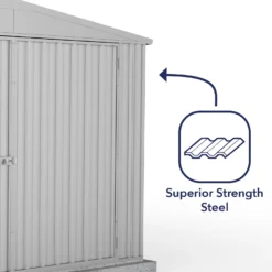 Absco 10 X 20ft Utility Workshop Apex Metal Shed - Zinc 14 Absco 10 X 20ft Utility Workshop Apex Metal Shed - Zinc -Garantia Sales Store 13440861 4764929163896414