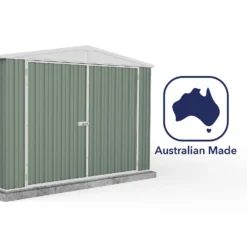 Absco 10x20ft Utility Workshop Apex Metal Shed - Green -Garantia Sales Store 13440864 4094929163992498