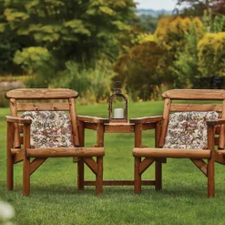 Anchor Fast FSC Weydale Rustic Alcove Garden Seat -Garantia Sales Store 13452072 9954929385042617