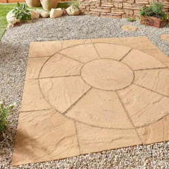 Stylish Stone Chantry Squaring Off Paving Kit 1.5m Gold -Garantia Sales Store 13452076 1344935333791052