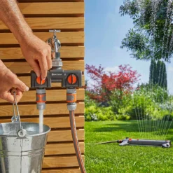 GARDENA Twin-Tap Hose Pipe Connector -Garantia Sales Store 13489627 9874920780869931