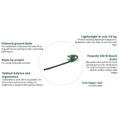 Bosch EasyHedgeCut 45-16 Hedge Trimmer 9 Bosch EasyHedgeCut 45-16 Hedge Trimmer -Garantia Sales Store 13496927 1314931199926439