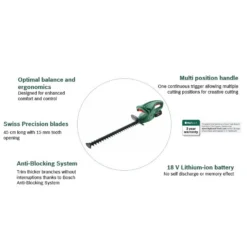 Bosch EasyHedgeCut 18-45 Hedge Trimmer 12 Bosch EasyHedgeCut 18-45 Hedge Trimmer -Garantia Sales Store 13496928 1884961768712855