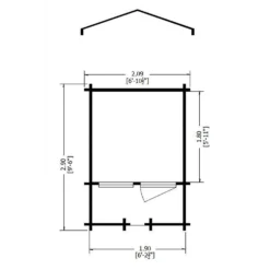 Shire 7 X 7ft Maulden Log Cabin - Including Installation 15 Shire 7 X 7ft Maulden Log Cabin - Including Installation -Garantia Sales Store 13505217 1714931993564877