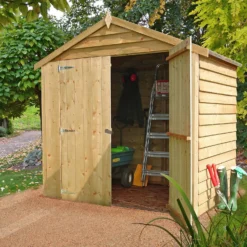 Shire 4 X 6ft Double Door Overlap Garden Shed With No Windows -Garantia Sales Store 13505225 5024926477594627