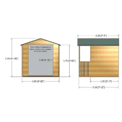Shire 7xft7 Alnwick Summerhouse - Including Installation -Garantia Sales Store 13505293 1004965684454818
