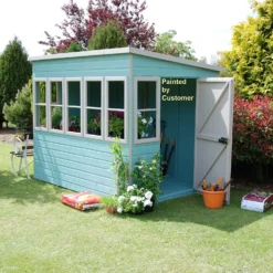 Shire 8 X 6ft Sun Pent Shed - Including Installation -Garantia Sales Store 13505294 1924931996239536