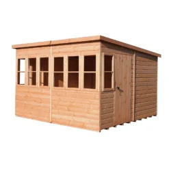 Shire 10 X 10ft Sun Pent Shed - Including Installation