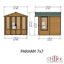 Shire 7 X 7ft Parham Double Door Summerhouse - Including Installation 14 Shire 7 X 7ft Parham Double Door Summerhouse - Including Installation -Garantia Sales Store 13505299 1534931995821639