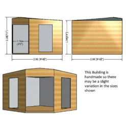 Shire 10 X 10ft Barclay Summerhouse - Including Installation -Garantia Sales Store 13505308 2104931992501209