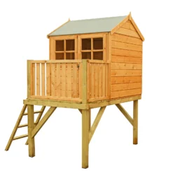 Shire 6 X 4ft Bunny And Platform Kids Wooden Playhouse -Garantia Sales Store 13505339 2004931994752958