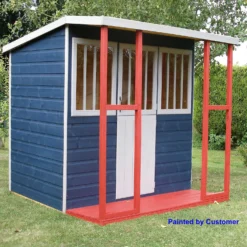 Shire 6 X 6ft Kids Jailhouse Wooden Playhouse - Including Installation -Garantia Sales Store 13505340 1384942285316013