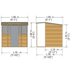 Shire 6 X 6ft Kids Jailhouse Wooden Playhouse - Including Installation -Garantia Sales Store 13505340 1654942285254507